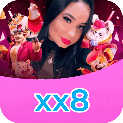 Interface do aplicativo xx8 mostrando jogos disponíveis no iOS e Android